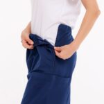 Cure Adaptive Prostata und Behandlungshose – Detailansicht der blauen Hose mit Fokus auf den Taschenbereich.